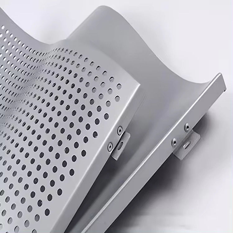 Innere Öffnung Verglasung Aluminium Vorhangwand wasserdicht Festtyp