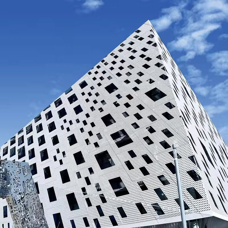 Innere Öffnung Verglasung Aluminium Vorhangwand wasserdicht Festtyp