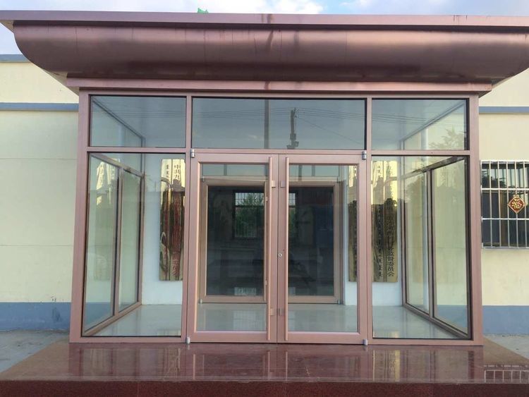 Maßgeschneiderte Push Pull Doppelverglasung Patio Türen 72x80 Französisch Tür für KFC