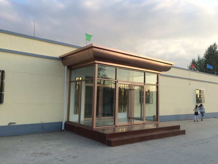 OEM UPVC Edelstahl Aluminium Doppelschwing Türen KFC Tür 1,2 mm Dicke