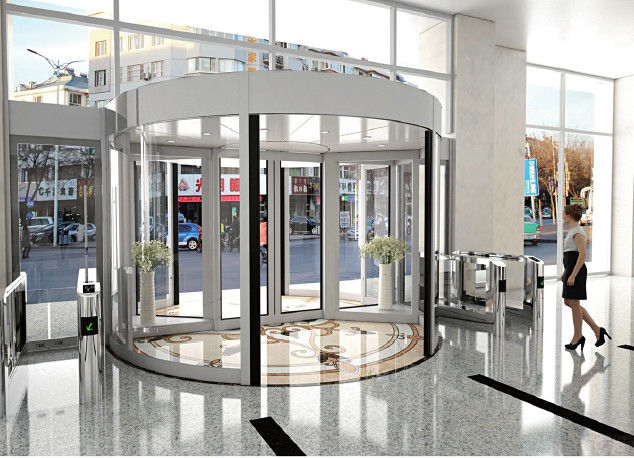Neues Design Glas Drehtür für Hotel Flughafen Einkaufszentrum Krankenhaus