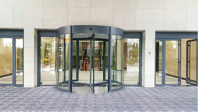 Neues Design Glas Drehtür für Hotel Flughafen Einkaufszentrum Krankenhaus