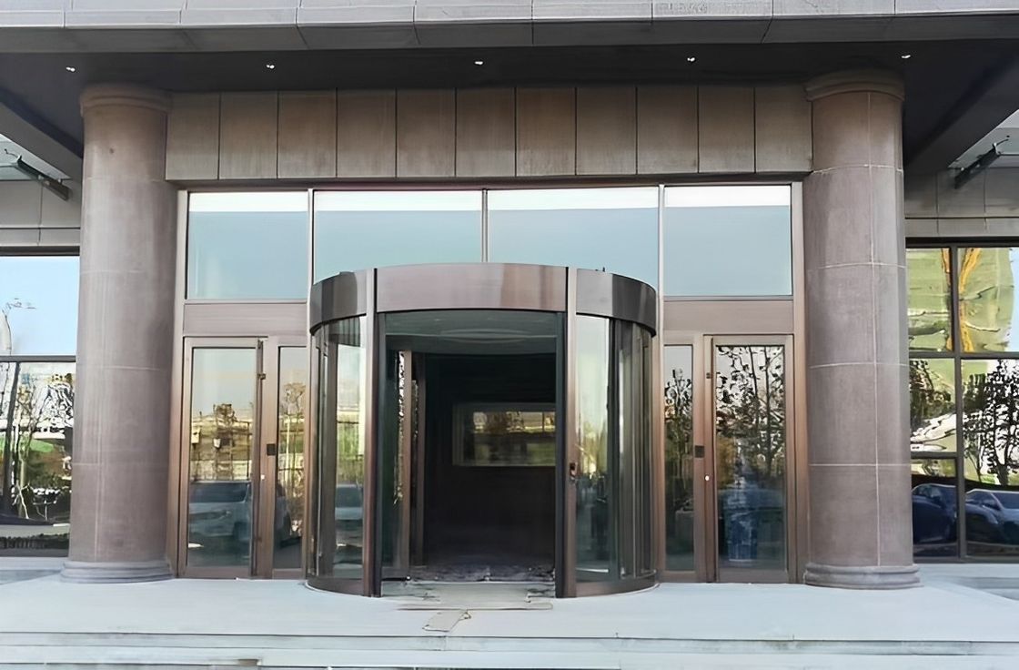 Hersteller Glas-Auto-Induktion vollautomatische Drehtür für Hotel Gewerbegebäude