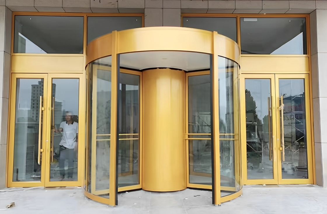Hersteller Glas-Auto-Induktion vollautomatische Drehtür für Hotel Gewerbegebäude