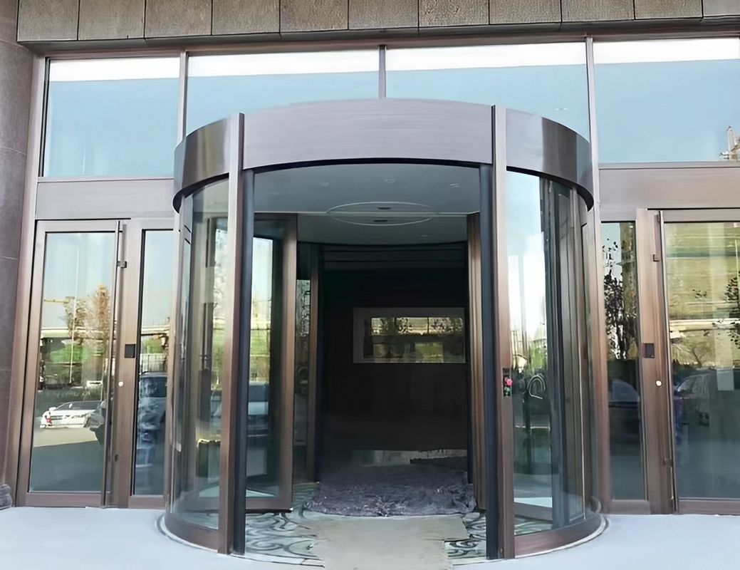 Hersteller Glas-Auto-Induktion vollautomatische Drehtür für Hotel Gewerbegebäude