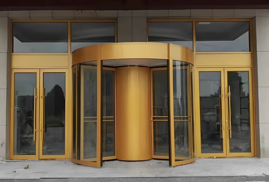 Hersteller Glas-Auto-Induktion vollautomatische Drehtür für Hotel Gewerbegebäude