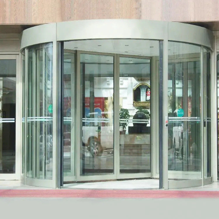 Versatile und sichere automatische Drehtür für Hotels Gästehäuser Gewerbehäuser